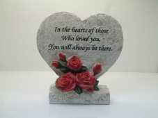 6107 - Heart Shaped Plaque
